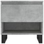 Mesa de centro madera de ingeniería gris hormigón 50x46x50 cm de , Mesas de centro - Ref: Foro24-830932, Precio: 45,15 €, Des...