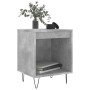 Mesitas noche 2 uds madera ingeniería gris hormigón 40x35x50 cm de , Mesitas de noche - Ref: Foro24-830725, Precio: 52,68 €, ...