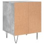 Mesitas noche 2 uds madera ingeniería gris hormigón 40x35x50 cm de , Mesitas de noche - Ref: Foro24-830725, Precio: 52,68 €, ...