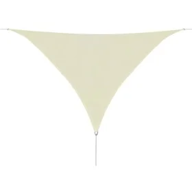 HDPE triangular sail awning 5x5x5 mm cream by vidaXL, Umbrellas - Ref: Foro24-42291, Price: 41,76 €, Discount: %