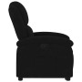 Sillón reclinable elevable terciopelo negro en Sillones | Comprar online en Foru.es