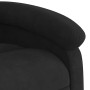 Sillón reclinable elevable terciopelo negro en Sillones | Comprar online en Foru.es