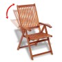 Sillas plegables de jardín 2 uds madera maciza acacia marrón de vidaXL, Sillas de jardín - Ref: Foro24-41820, Precio: 146,23 ...