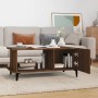 Mesa de centro madera contrachapada roble marrón 90x50x40 cm de , Mesas de centro - Ref: Foro24-817548, Precio: 50,55 €, Desc...