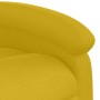 Sillón reclinable elevable terciopelo amarillo en Sillones | Comprar online en Foru.es