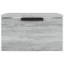 Mesita de noche de pared 2 uds color gris Sonoma 34x30x20 cm de , Taquillas y armarios de almacenamiento - Ref: Foro24-817090...