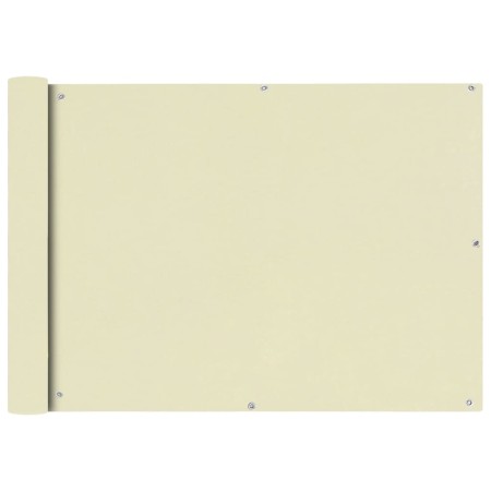 Toldo para balcón tela oxford 75x600 cm crema de vidaXL, Sombrillas - Ref: Foro24-42337, Precio: 22,72 €, Descuento: %
