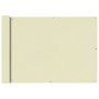 Toldo para balcón tela oxford 75x600 cm crema de vidaXL, Sombrillas - Ref: Foro24-42337, Precio: 22,72 €, Descuento: %