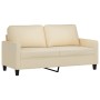 Juego de sofás con cojines 2 piezas tela crema de , Sofás - Ref: Foro24-3201446, Precio: 404,89 €, Descuento: %