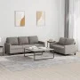 Juego de sofás con cojines 2 piezas tela gris taupe de , Sofás - Ref: Foro24-3201467, Precio: 485,43 €, Descuento: %