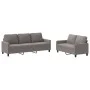 Juego de sofás con cojines 2 piezas tela gris taupe de , Sofás - Ref: Foro24-3201467, Precio: 485,43 €, Descuento: %