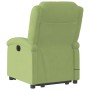 Sillón reclinable de masaje elevable terciopelo verde claro en Sillones | Comprar online en Foru.es