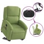 Sillón reclinable de masaje elevable terciopelo verde claro en Sillones | Comprar online en Foru.es