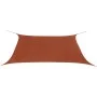 Toldo de vela rectangular tela Oxford terracota 2x4 m de vidaXL, Sombrillas - Ref: Foro24-42308, Precio: 39,19 €, Descuento: %