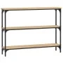 Mesa consola madera de ingeniería roble Sonoma 100x22,5x75 cm de , Mesas auxiliares - Ref: Foro24-834026, Precio: 50,98 €, De...