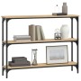 Mesa consola madera de ingeniería roble Sonoma 100x22,5x75 cm de , Mesas auxiliares - Ref: Foro24-834026, Precio: 51,72 €, De...