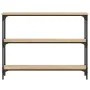 Mesa consola madera de ingeniería roble Sonoma 100x22,5x75 cm de , Mesas auxiliares - Ref: Foro24-834026, Precio: 50,98 €, De...