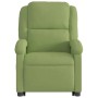 Sillón reclinable de masaje elevable terciopelo verde claro en Sillones | Comprar online en Foru.es