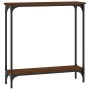 Mesa consola madera de ingeniería marrón roble 75x22,5x75 cm de , Mesas auxiliares - Ref: Foro24-834024, Precio: 37,97 €, Des...