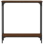 Mesa consola madera de ingeniería marrón roble 75x22,5x75 cm de , Mesas auxiliares - Ref: Foro24-834024, Precio: 37,97 €, Des...