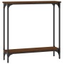 Mesa consola madera de ingeniería marrón roble 75x22,5x75 cm de , Mesas auxiliares - Ref: Foro24-834024, Precio: 37,97 €, Des...