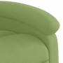 Sillón reclinable de masaje elevable terciopelo verde claro en Sillones | Comprar online en Foru.es