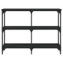 Mesa consola madera de ingeniería negra 100x29x75 cm de , Mesas auxiliares - Ref: Foro24-834100, Precio: 53,88 €, Descuento: %
