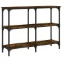 Konsolentisch aus geräuchertem Eichenholzwerkstoff, 100 x 29 x 75 cm von , Seitentische - Ref: Foro24-834102, Preis: 50,76 €,...