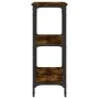 Mesa consola madera de ingeniería roble ahumado 100x29x75 cm de , Mesas auxiliares - Ref: Foro24-834102, Precio: 50,76 €, Des...