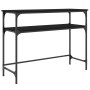 Mesa consola madera de ingeniería negra 100x35,5x75 cm de , Mesas auxiliares - Ref: Foro24-834045, Precio: 58,07 €, Descuento: %