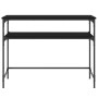 Mesa consola madera de ingeniería negra 100x35,5x75 cm de , Mesas auxiliares - Ref: Foro24-834045, Precio: 58,07 €, Descuento: %