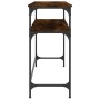 Mesa consola madera de ingeniería roble ahumado 100x35,5x75 cm de , Mesas auxiliares - Ref: Foro24-834047, Precio: 47,77 €, D...