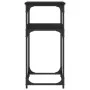 Mesa consola madera de ingeniería negra 75x35,5x75 cm de , Mesas auxiliares - Ref: Foro24-834070, Precio: 44,94 €, Descuento: %