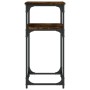 Mesa consola madera de ingeniería roble ahumado 75x35,5x75 cm de , Mesas auxiliares - Ref: Foro24-834072, Precio: 45,19 €, De...