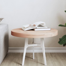 Tablero redondo de madera maciza de haya Ø50x4 cm de , Tableros para mesas - Ref: Foro24-355922, Precio: 59,02 €, Descuento: %