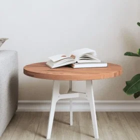 Round solid beech wood board Ø50x2.5 cm by , Table tops - Ref: Foro24-355936, Price: 46,55 €, Discount: %