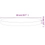 Tablero redondo de madera maciza de haya Ø50x4 cm de , Tableros para mesas - Ref: Foro24-355943, Precio: 62,62 €, Descuento: %