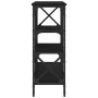 Mesa consola madera de ingeniería negra 150x29x76,5 cm de , Mesas auxiliares - Ref: Foro24-835469, Precio: 72,90 €, Descuento: %