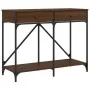 Mesa consola madera de ingeniería marrón roble 100x39x78,5 cm de , Mesas auxiliares - Ref: Foro24-835488, Precio: 64,87 €, De...
