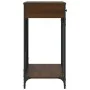 Mesa consola madera de ingeniería marrón roble 100x39x78,5 cm de , Mesas auxiliares - Ref: Foro24-835488, Precio: 64,87 €, De...