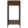 Mesa consola madera de ingeniería marrón roble 100x39x78,5 cm de , Mesas auxiliares - Ref: Foro24-835488, Precio: 65,67 €, De...