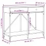 Mesa consola madera de ingeniería marrón roble 100x39x78,5 cm de , Mesas auxiliares - Ref: Foro24-835488, Precio: 64,87 €, De...