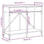 Mesa consola madera de ingeniería marrón roble 100x39x78,5 cm de , Mesas auxiliares - Ref: Foro24-835488, Precio: 65,67 €, De...
