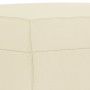 Reposapiés de cuero sintético crema 70x55x41 cm de , Otomanas - Ref: Foro24-349356, Precio: 60,50 €, Descuento: %