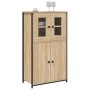 Aparador alto madera contrachapada roble Sonoma 62x32x106,5 cm de , Aparadores - Ref: Foro24-834206, Precio: 103,59 €, Descue...