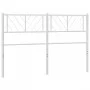 Kopfteil aus weißem Metall, 135 cm von , Kopf- und Fußteile - Ref: Foro24-372260, Preis: 29,69 €, Rabatt: %