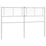 Kopfteil aus weißem Metall, 135 cm von , Kopf- und Fußteile - Ref: Foro24-372260, Preis: 29,69 €, Rabatt: %