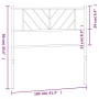Cabecero de metal negro 100 cm de , Cabeceros y pies de cama - Ref: Foro24-372208, Precio: 23,81 €, Descuento: %