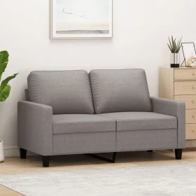 2-seater sofa in taupe gray fabric 120 cm by , Sofas - Ref: Foro24-359162, Price: 194,89 €, Discount: %