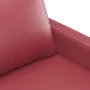Sofa set with cushions 4 pieces red synthetic leather by , Sofas - Ref: Foro24-3201406, Price: 633,82 €, Discount: %